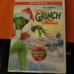 Dr Seus How the Grinch Stole the Christmas DVD + Digital HD Grinchmas Edition